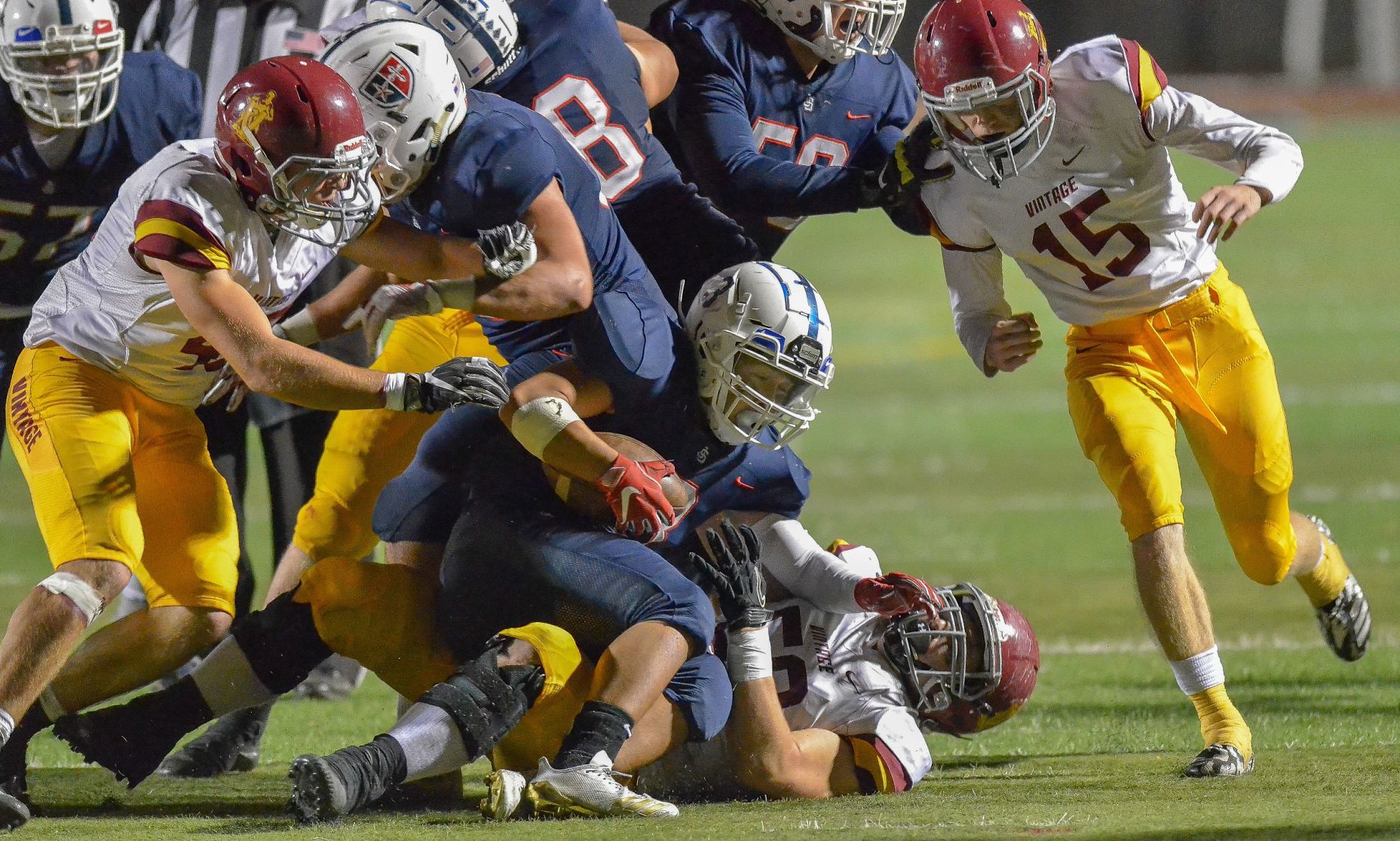 Vintage vs. Justin-Siena football